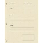 Paquet De 25 Dossiers De Plaidoirie Pour/contre Carte Lustrée 25x32cm - Ivoire - X 5 - Exacompta