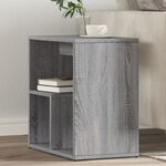 vidaXL Table d'appoint Sonoma gris 50x30x50 cm Bois d'ingénierie
