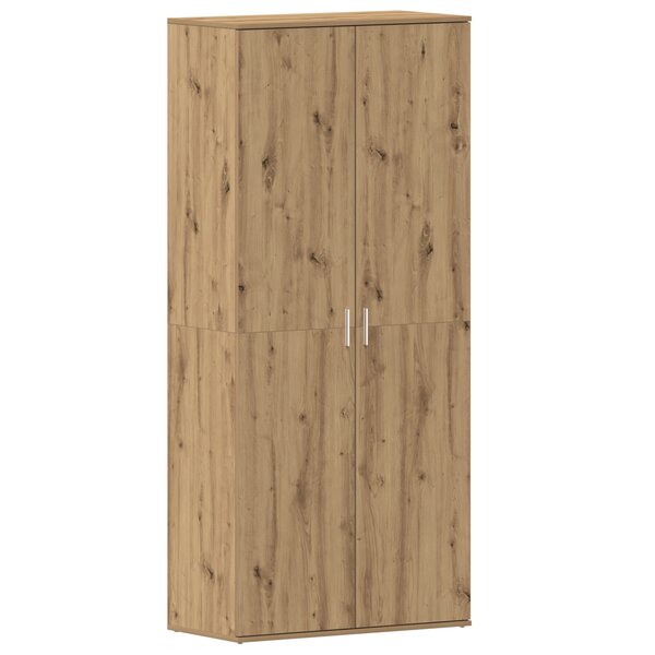 vidaXL Cabinet à chaussures en chêne artisan 80x39x180 cm en bois d'ingénierie