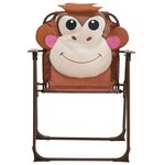 Jeu de bistro avec parasol pour enfants 3 pièces marron 02_0014491