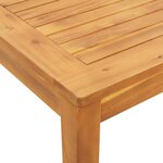 vidaXL Ensemble à manger de jardin 5 Pièces Bois d'acacia solide