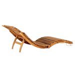 Chaise longue pliable en teck ARRIETA