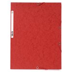 Chemise 3 Rabats À Élastiques Carte Lustrée 400g/m2 - A4 - Couleurs Assorties - X 50 - Exacompta