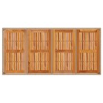 vidaXL Ensemble de salle à manger de jardin 9 pièces avec coussins beige en rotin