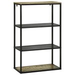 vidaXL Bibliothèque 70x35x110 cm en bois massif mangue brut