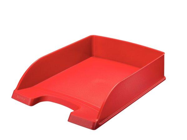 Plus Corbeille à courrier Hauteur 70mm Rouge LEITZ
