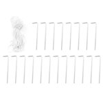 vidaXL Tonnelle de jardin 3x12 m Blanc