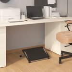 vidaXL Repose-pied Noir 45x40x13 5 cm
