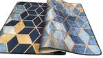Tapis d'intérieur LUXE 50 x 80 cm - Bleu