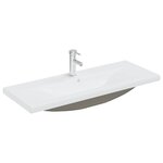 vidaXL Ensemble de meubles de bain 2Pièces céramique et bois d'ingénierie