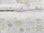 Parure de lit Noël blanche 140 x 200 cm