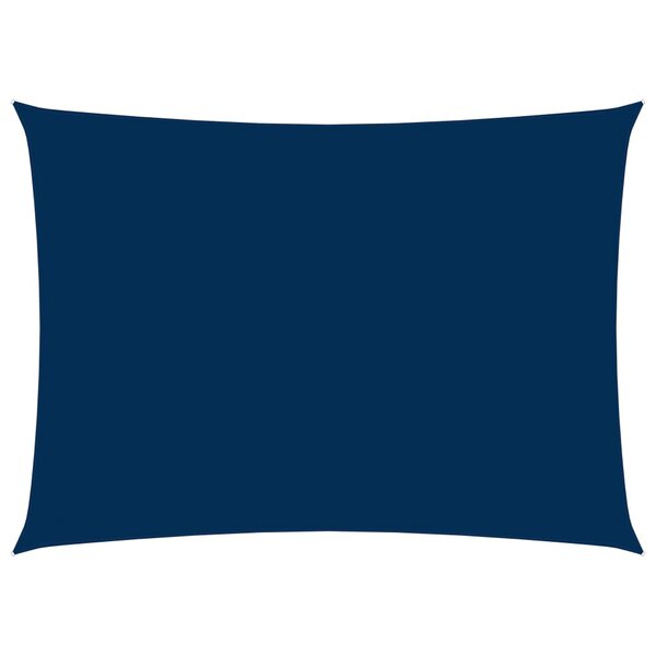 Vidaxl voile de parasol tissu oxford rectangulaire 6x8 m bleu