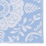 vidaXL Tapis d'extérieur Bleu azuré 80x150 cm PP
