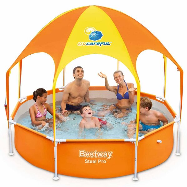 Bestway piscine avec auvent 244 x 51 cm 56432