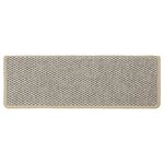 vidaXL Tapis d'escalier autocollants aspect sisal 15 Pièces 65x21x4 cm