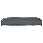vidaXL Coussin de Palette pour Dossier Anthracite 120x40x12 cm en Tissu Oxford