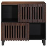 vidaXL Buffet marron 80x34x75 cm bois massif de manguier