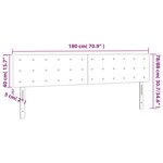 vidaXL Têtes de lit 2 Pièces Vert foncé 90x5x78/88 cm Velours