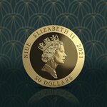 Monnaie 50 NZD 1/2 oz or pur - La Elizabeth II Lotus - BE Millésime 2021- VeraValor