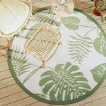 vidaXL Tapis d'extérieur vert Ø160 cm PP