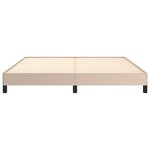 vidaXL Cadre de lit sans matelas cappuccino 160x200 cm similicuir