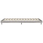 vidaXL Cadre de lit sonoma gris 100x200 cm bois d'ingénierie