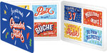 Carnet de 12 timbres - Les petits mots pour de Grandes Fêtes - Lettre verte