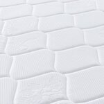 vidaXL Matelas à ressorts ensachés dureté moyenne 180x200 cm
