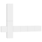 vidaXL Ensemble de meubles TV 5 Pièces Blanc Bois d'ingénierie