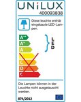 Lampe de bureau LED SWINGO, noir UNILUX