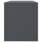 vidaXL Meuble TV anthracite 99x39x44 cm acier