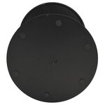 vidaXL Table de jardin ronde noir Ø60x105 cm acier