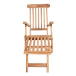 Chaise longue en teck ARRECIFE
