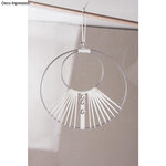 Anneau en métal revêtu ø30cm  argent