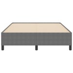 vidaXL Cadre de lit Gris clair 160x200 cm en tissu corduroy