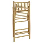 vidaXL Chaises de bistro pliantes lot de 6 et coussins blanc crème