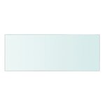 vidaXL Panneau d’étagère Verre transparent 40 x 15 cm