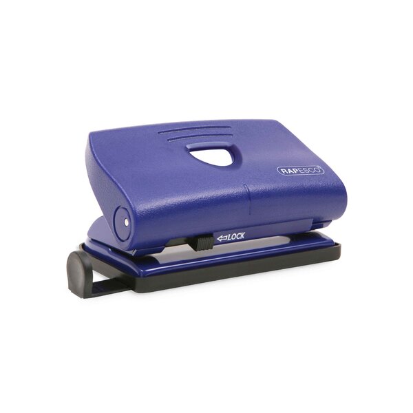 Perforateur 2 trous 810-P 12 feuilles Bleu RAPESCO