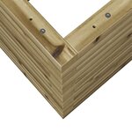 vidaXL Jardinière 70x40x46 cm bois de pin imprégné