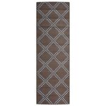 vidaXL Tapis d'extérieur marron 80x250 cm PP