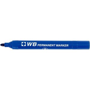Marqueur permanent pointe ogive WB bleu