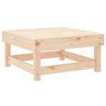 vidaXL Repose-pied de jardin bois de pin massif