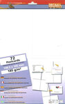 Pack 72 Cartes (148X105mm) Blanc 185G