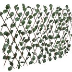 vidaXL Clôtures à treillis de saule 5Pièces feuille artificielle 180x30cm