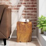 vidaXL Tabouret Bois de teck massif