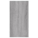 vidaXL Table d'appoint Sonoma gris 50x26x50 cm Bois d'ingénierie