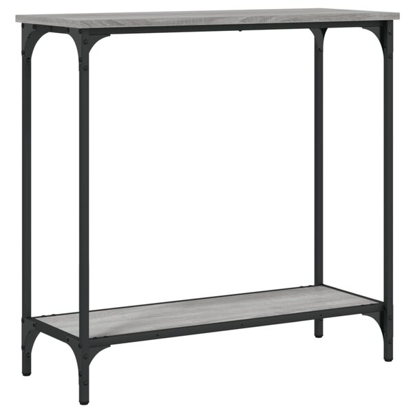 vidaXL Table console sonoma gris 75x30 5x75 cm bois d'ingénierie
