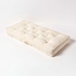 Coussin rehausseur pour canapé en coton  Crème - HOMESCAPES