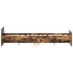vidaXL Cadre de lit sans matelas chêne fumé 120x200 cm