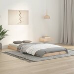 vidaXL Cadre de lit sans matelas 90x200 cm bois de pin massif